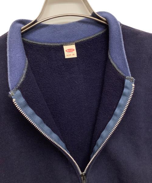McCOY（マッコイ）McCOY (マッコイ) ジップアップスウェット ネイビー サイズ:38の古着・服飾アイテム
