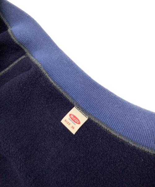 McCOY（マッコイ）McCOY (マッコイ) ジップアップスウェット ネイビー サイズ:38の古着・服飾アイテム