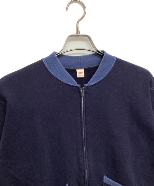 McCOY（マッコイ）McCOY (マッコイ) ジップアップスウェット ネイビー サイズ:38の古着・服飾アイテム