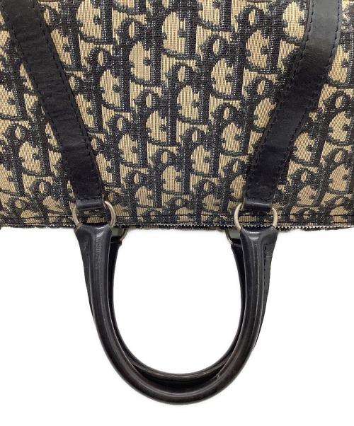 Christian Dior（クリスチャン ディオール）Christian Dior (クリスチャン ディオール) ハンドバッグ ベージュ×ネイビーの古着・服飾アイテム