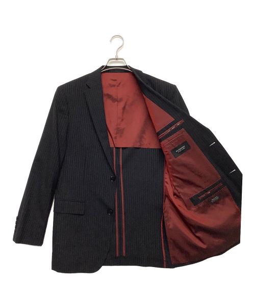 BURBERRY BLACK LABEL（バーバリーブラックレーベル）BURBERRY BLACK LABEL (バーバリーブラックレーベル) 3Pセットアップスーツ ブラック サイズ:96ー84ー175 40Lの古着・服飾アイテム