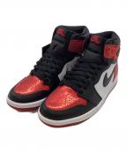 NIKEナイキ）の古着「ハイカットスニーカー」｜レッド×ブラック