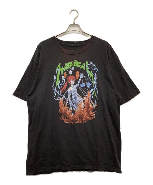 nubian（ヌビアン）nubian (ヌビアン) JUN INAGAWA (ジュンイナガワ) プリントTシャツ グレー サイズ:XLの古着・服飾アイテム