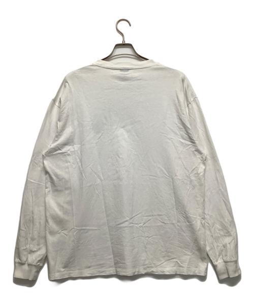 HUF（ハフ）HUF (ハフ) ロングスリーブTシャツ ホワイト サイズ:XLの古着・服飾アイテム