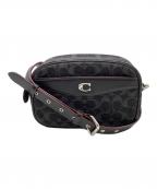 COACHコーチ）の古着「カメラバッグ」｜ブラック