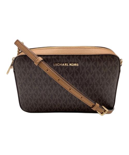 MICHAEL KORS（マイケル・コース）MICHAEL KORS (マイケルコース) ショルダーバッグ ブラウンの古着・服飾アイテム