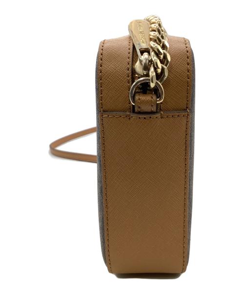 MICHAEL KORS（マイケル・コース）MICHAEL KORS (マイケルコース) ショルダーバッグ ブラウンの古着・服飾アイテム