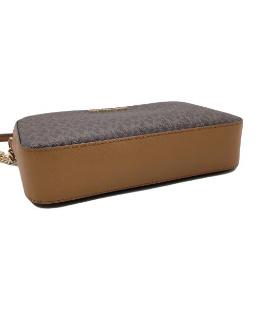 MICHAEL KORS（マイケル・コース）MICHAEL KORS (マイケルコース) ショルダーバッグ ブラウンの古着・服飾アイテム