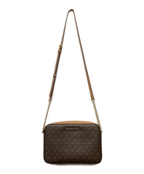 MICHAEL KORS（マイケル・コース）MICHAEL KORS (マイケルコース) ショルダーバッグ ブラウンの古着・服飾アイテム