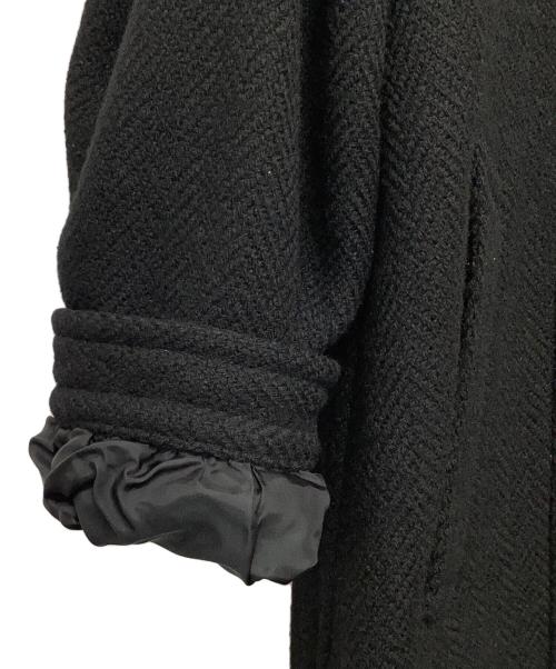 tricot COMME des GARCONS（トリココムデギャルソン）tricot COMME des GARCONS (トリココムデギャルソン) スタンドカラーコート ブラック サイズ:Mの古着・服飾アイテム