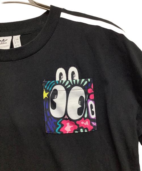 adidas Originals（アディダスオリジナル）adidas Originals (アディダスオリジナル) 半袖ワンピース ブラック サイズ:Sの古着・服飾アイテム