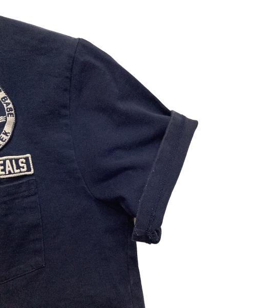 AVIREX（アヴィレックス）AVIREX (アヴィレックス) 半袖カットソー ネイビー サイズ:Lの古着・服飾アイテム