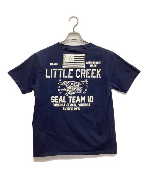 AVIREX（アヴィレックス）AVIREX (アヴィレックス) 半袖カットソー ネイビー サイズ:Lの古着・服飾アイテム