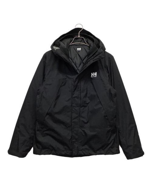 HELLY HANSEN（ヘリーハンセン）HELLY HANSEN (ヘリーハンセン) 3WAY中綿ジャケット ブラック サイズ:Lの古着・服飾アイテム