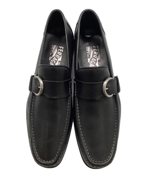 Salvatore Ferragamo（サルヴァトーレ フェラガモ）Salvatore Ferragamo (サルヴァトーレ フェラガモ) ビットローファー ブラック サイズ:6EEEの古着・服飾アイテム