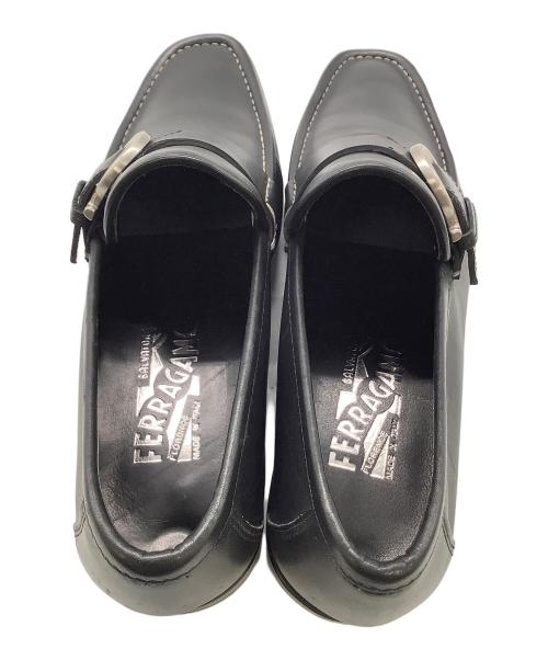Salvatore Ferragamo（サルヴァトーレ フェラガモ）Salvatore Ferragamo (サルヴァトーレ フェラガモ) ビットローファー ブラック サイズ:6EEEの古着・服飾アイテム