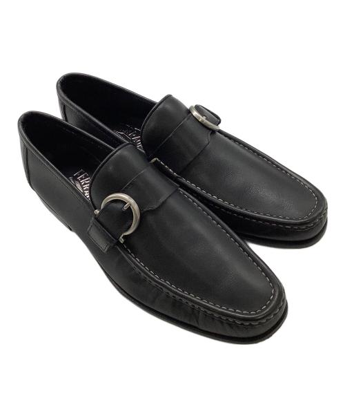 Salvatore Ferragamo（サルヴァトーレ フェラガモ）Salvatore Ferragamo (サルヴァトーレ フェラガモ) ビットローファー ブラック サイズ:6EEEの古着・服飾アイテム