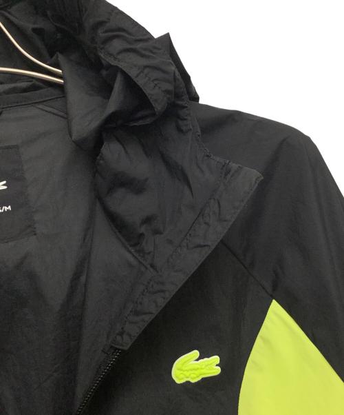 LACOSTE（ラコステ）LACOSTE (ラコステ) ウインドブレーカー ブラック×イエロー サイズ:Mの古着・服飾アイテム