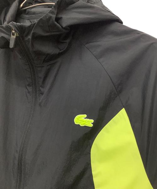 LACOSTE（ラコステ）LACOSTE (ラコステ) ウインドブレーカー ブラック×イエロー サイズ:Mの古着・服飾アイテム