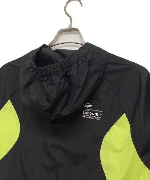 LACOSTE（ラコステ）LACOSTE (ラコステ) ウインドブレーカー ブラック×イエロー サイズ:Mの古着・服飾アイテム