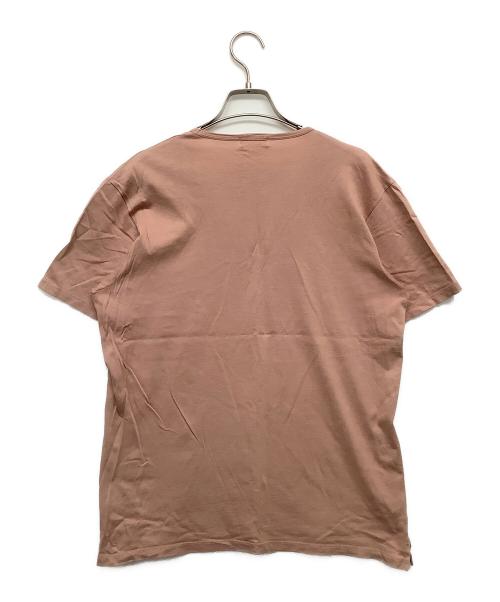 MUSICIAN（ミュージシャン）MUSICIAN (ミュージシャン) プリントTシャツ ライトピンク サイズ:44の古着・服飾アイテム