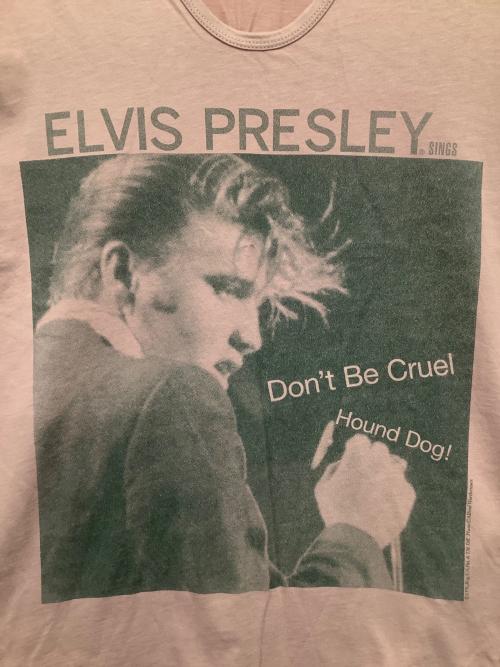 MUSICIAN（ミュージシャン）MUSICIAN (ミュージシャン) プリントTシャツ ライトピンク サイズ:44の古着・服飾アイテム