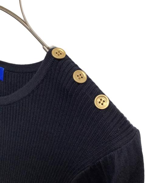 BLUE LABEL CRESTBRIDGE（ブルーレーベルクレストブリッジ）BLUE LABEL CRESTBRIDGE (ブルーレーベルクレストブリッジ) 長袖ニット ブラック サイズ:38の古着・服飾アイテム