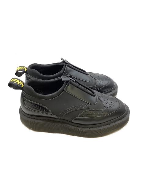 Dr.Martens（ドクターマーチン）Dr.Martens (ドクターマーチン) ジップローファー ブラック サイズ:SIZE 38の古着・服飾アイテム