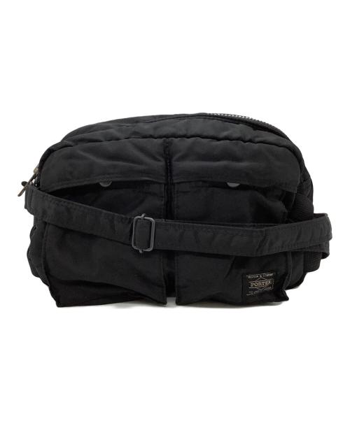 PORTER（ポーター）PORTER (ポーター) ウエストバッグ ブラックの古着・服飾アイテム