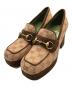 GUCCI（グッチ）の古着「ローファーパンプス」｜ブラウン