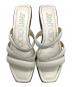 中古・古着 JIMMY CHOO (ジミーチュウ) サンダル ホワイト サイズ:37 1/2：7000円