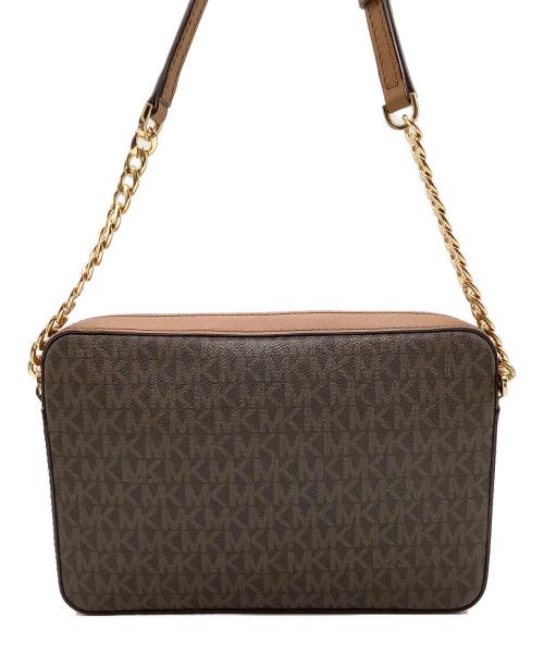 MICHAEL KORS（マイケル・コース）MICHAEL KORS (マイケルコース) ショルダーバッグ ブラウンの古着・服飾アイテム
