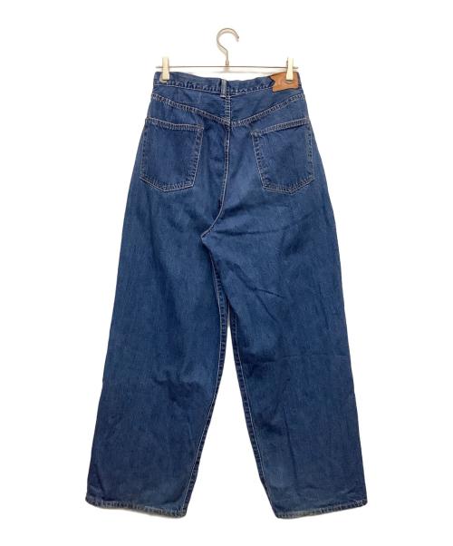 MARKAWARE（マーカウェア）MARKAWARE (マーカウェア) ワイドデニムパンツ インディゴ サイズ:Ⅰの古着・服飾アイテム