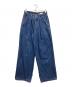 MARKAWARE（マーカウェア）の古着「ワイドデニムパンツ」｜インディゴ
