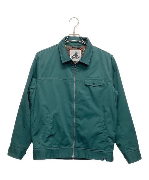 X-LARGE（エクストララージ）X-LARGE (エクストララージ) ジップアップジャケット グリーン サイズ:Ｍの古着・服飾アイテム