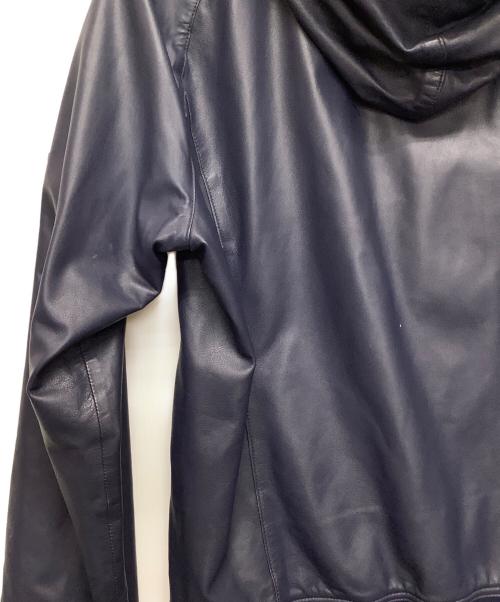 Dartin Bonaparto（ダルタン ボナパルト）Dartin Bonaparto (ダルタン ボナパルト) ラムレザージャケット ネイビー サイズ:50の古着・服飾アイテム