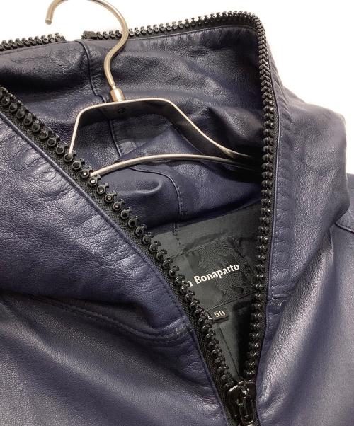 Dartin Bonaparto（ダルタン ボナパルト）Dartin Bonaparto (ダルタン ボナパルト) ラムレザージャケット ネイビー サイズ:50の古着・服飾アイテム
