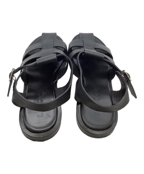 L/UCCA（ルッカ）L/UCCA (ルッカ) 別注グルカサンダル ブラック サイズ:41の古着・服飾アイテム