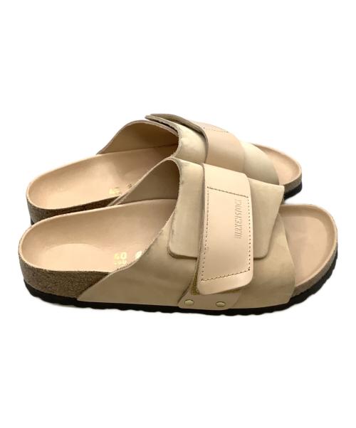 BIRKENSTOCK（ビルケンシュトック）BIRKENSTOCK (ビルケンシュトック) スウェードサンダル ベージュ サイズ:26cmの古着・服飾アイテム