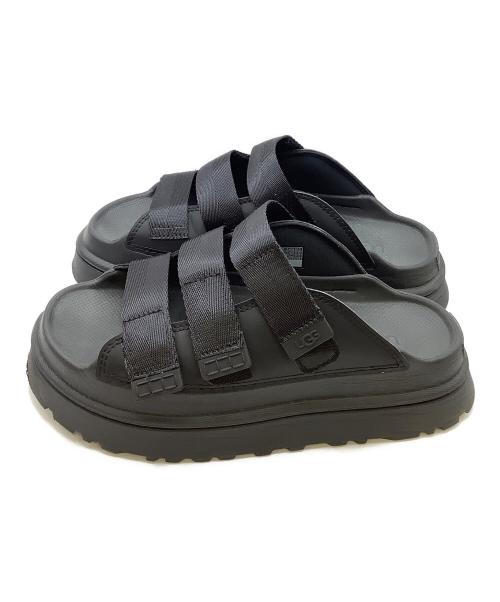 UGG（アグ）UGG (アグ) 厚底サンダル ブラック サイズ:25cmの古着・服飾アイテム