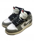 NIKEナイキ）の古着「ハイカットスニーカー」｜グレー×ホワイト