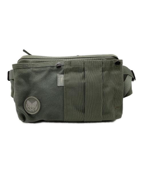 HARVEST LABEL（ハーヴェストレーベル）HARVEST LABEL (ハーヴェストレーベル) ウエストバッグ グリーンの古着・服飾アイテム