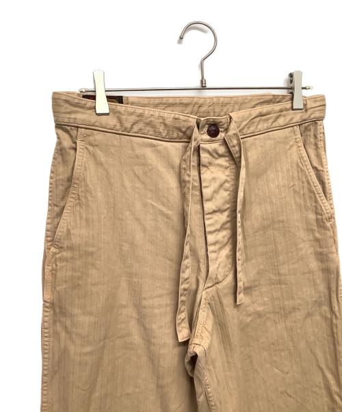 The 2 Monkeys（ザトゥーモンキーズ）The 2 Monkeys (ザトゥーモンキーズ) カラーパンツ ブラウン サイズ:Mの古着・服飾アイテム