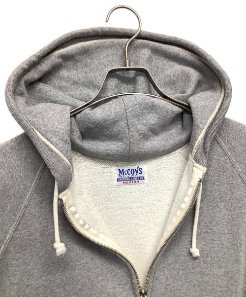 McCOY'S（マッコイズ）McCOY'S (マッコイズ) ジップパーカー グレー サイズ:Mの古着・服飾アイテム