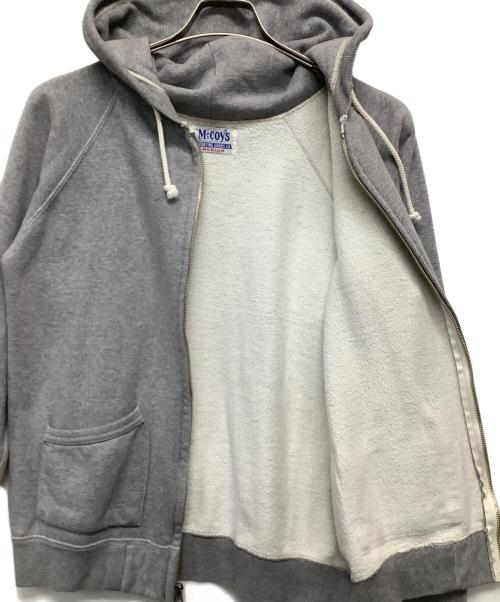 McCOY'S（マッコイズ）McCOY'S (マッコイズ) ジップパーカー グレー サイズ:Mの古着・服飾アイテム