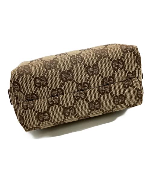 GUCCI（グッチ）GUCCI (グッチ) コスメポーチ ブラウンの古着・服飾アイテム