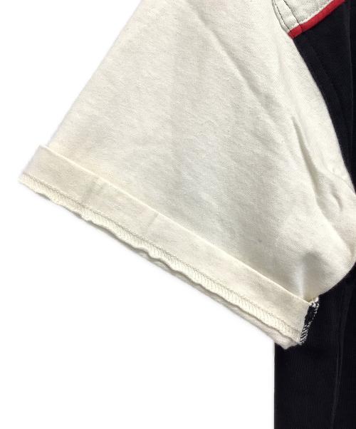 REEBOK（リーボック）REEBOK (リーボック) 半袖カットソー ブラック×ホワイト サイズ:Sの古着・服飾アイテム