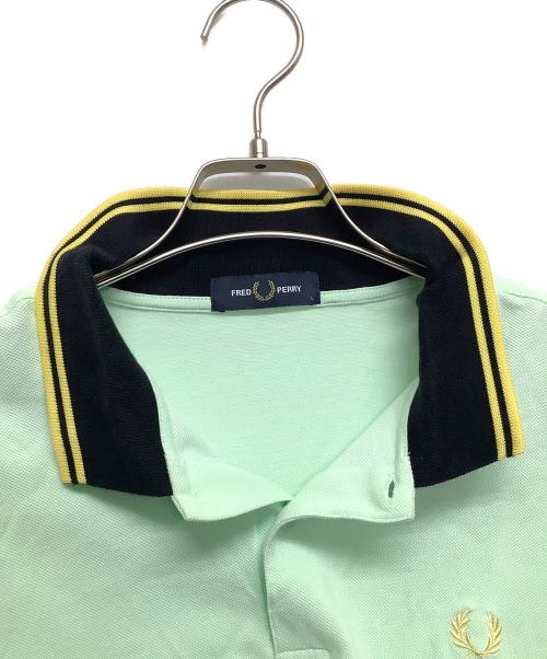 FRED PERRY（フレッドペリー）FRED PERRY (フレッドペリー) 半袖ポロシャツ グリーン サイズ:Lの古着・服飾アイテム