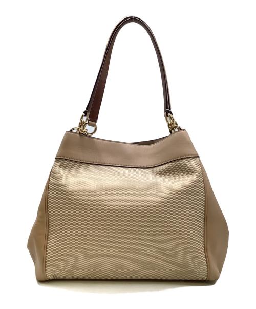 COACH（コーチ）COACH (コーチ) ハンドバッグ ベージュの古着・服飾アイテム