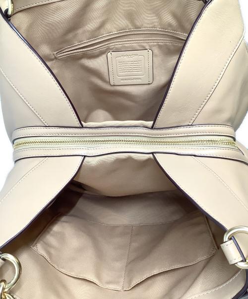 COACH（コーチ）COACH (コーチ) ハンドバッグ ベージュの古着・服飾アイテム